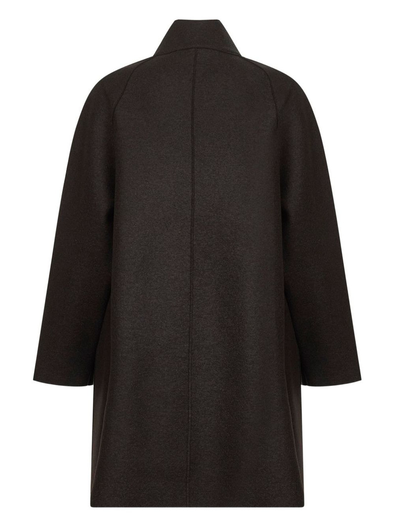 Harris Wharf London raglan-sleeve button coat outlook