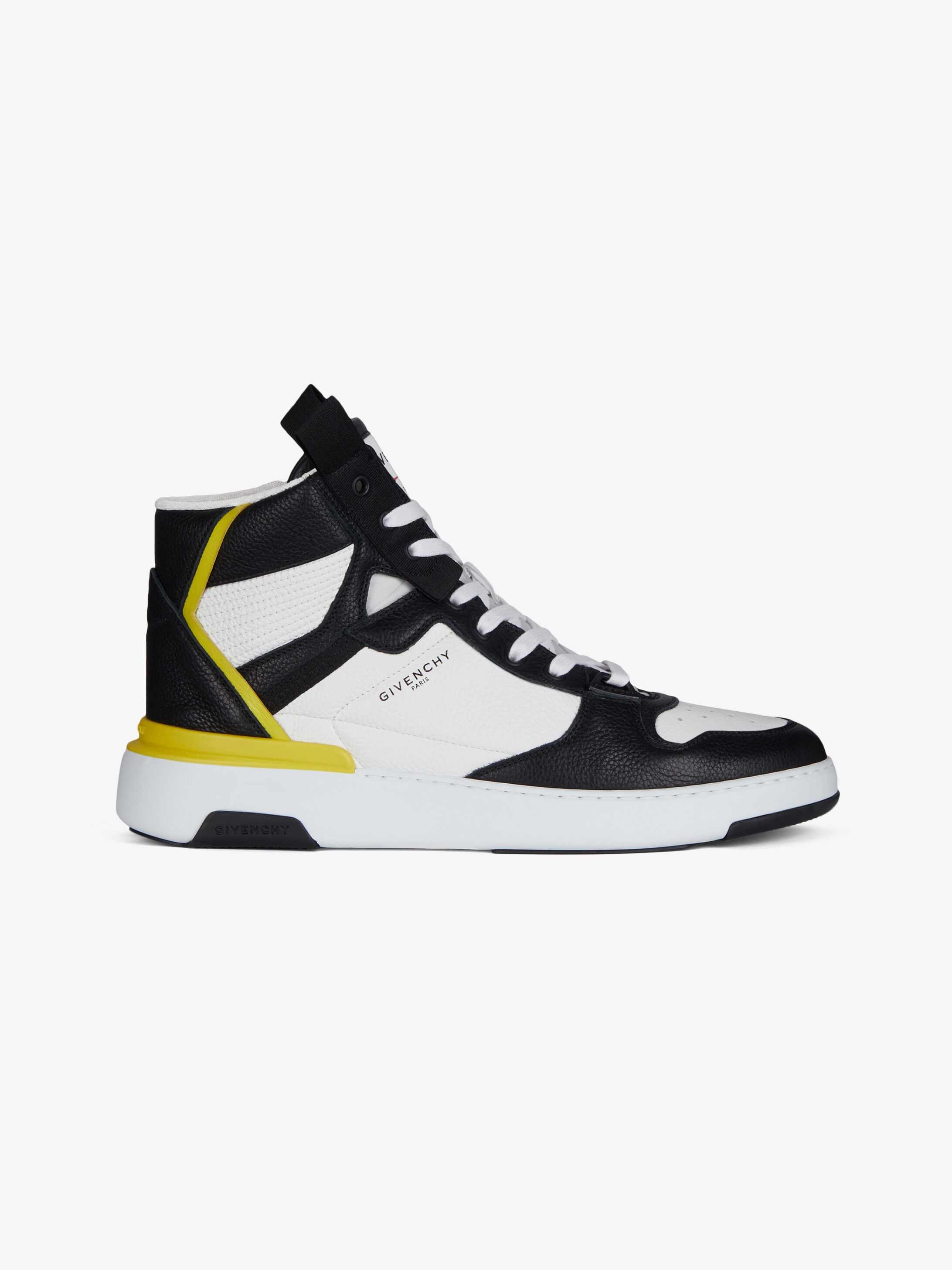 Wing mid three tone sneakers in leather - 1