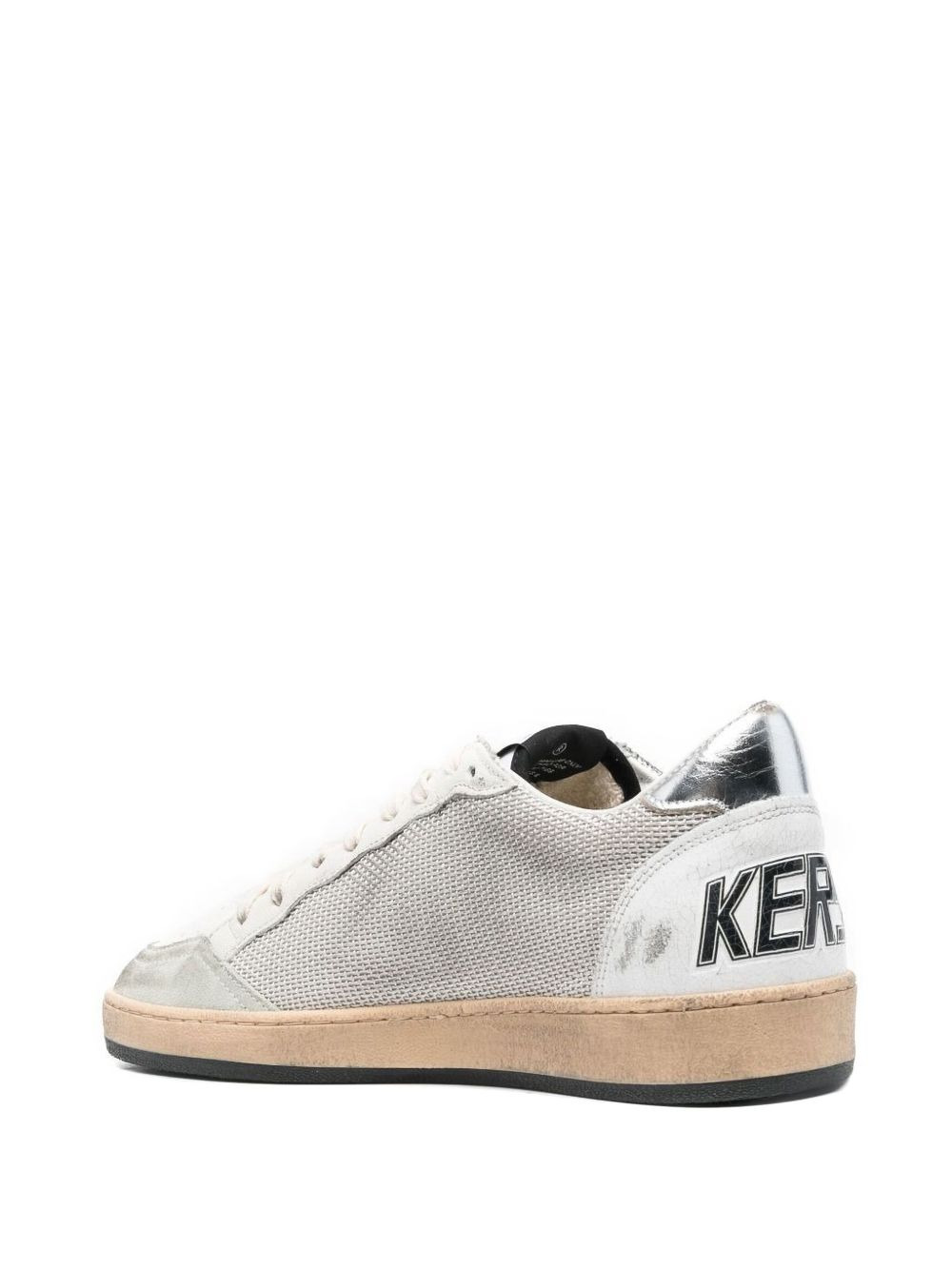 Ball star-appliqué sneakers - 4