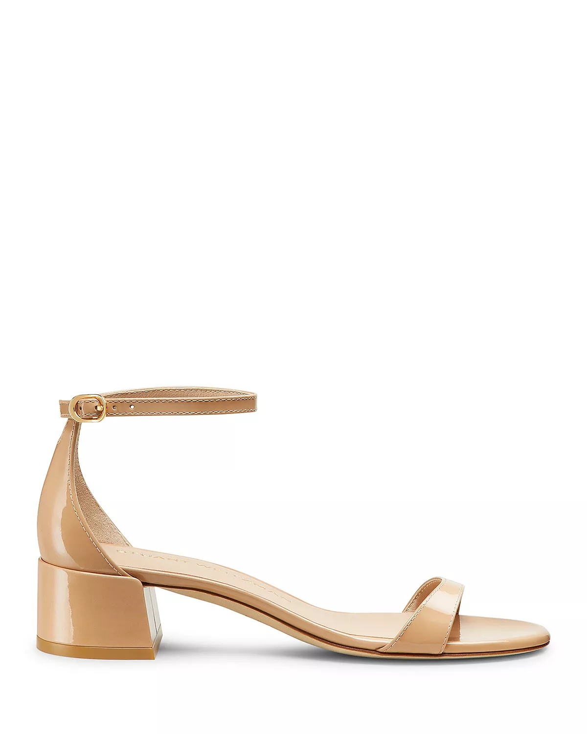 Women's Nudist Block Heel Sandals - 2