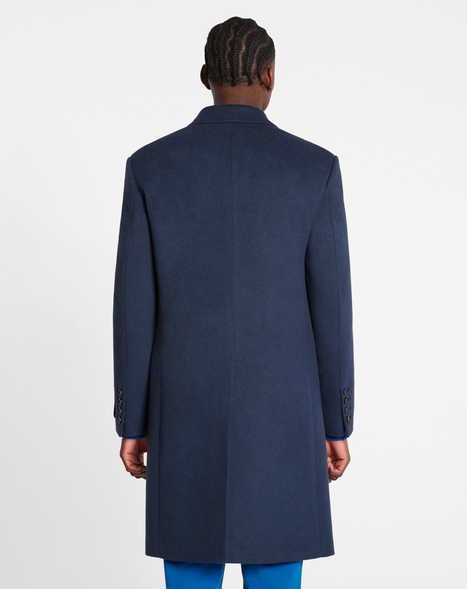 CLASSIC COAT WITH SIGNATURE LANVIN PATCH - 4