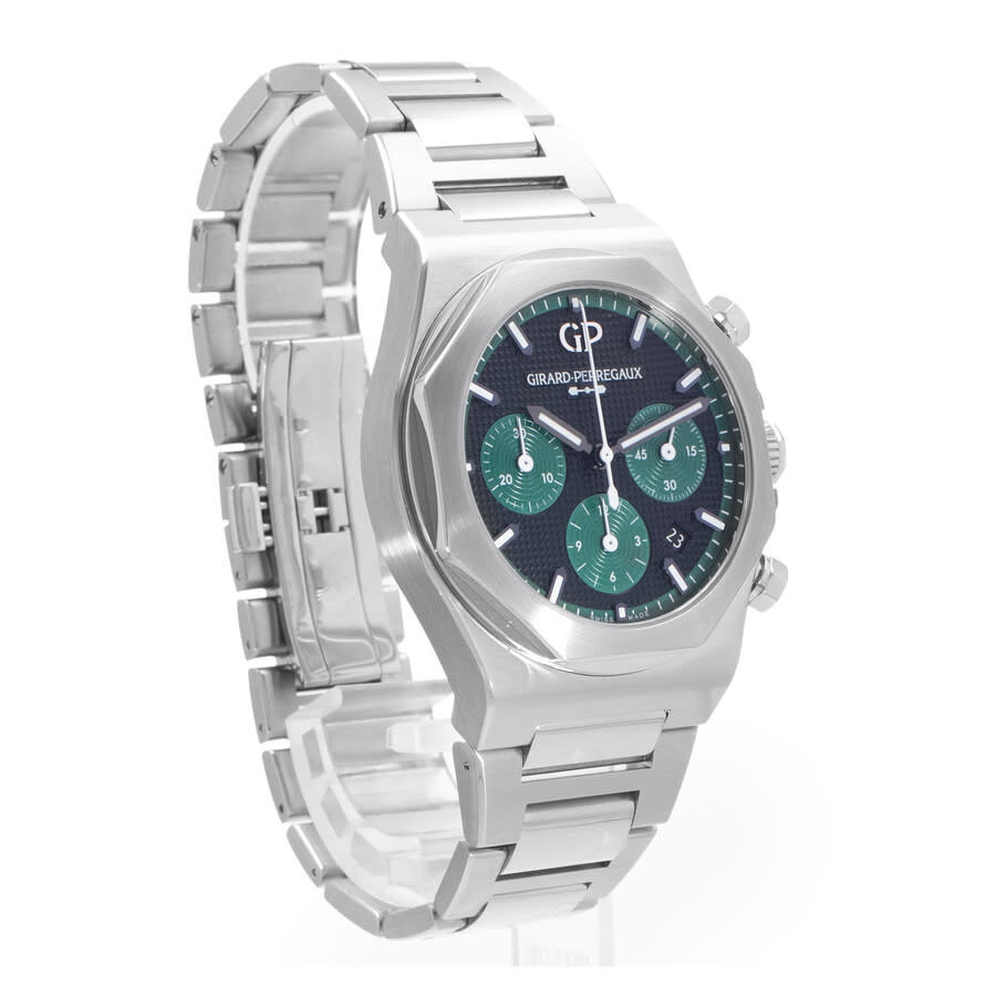 Pre-owned Girard Perregaux Laureato Chronograph Automatic Black Dial Men's Watch 81020-11-3254-1GM - 6