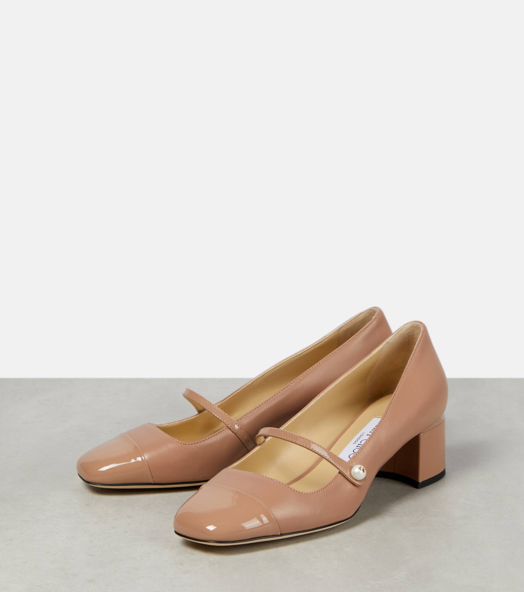 Elisa 45 leather pumps - 5