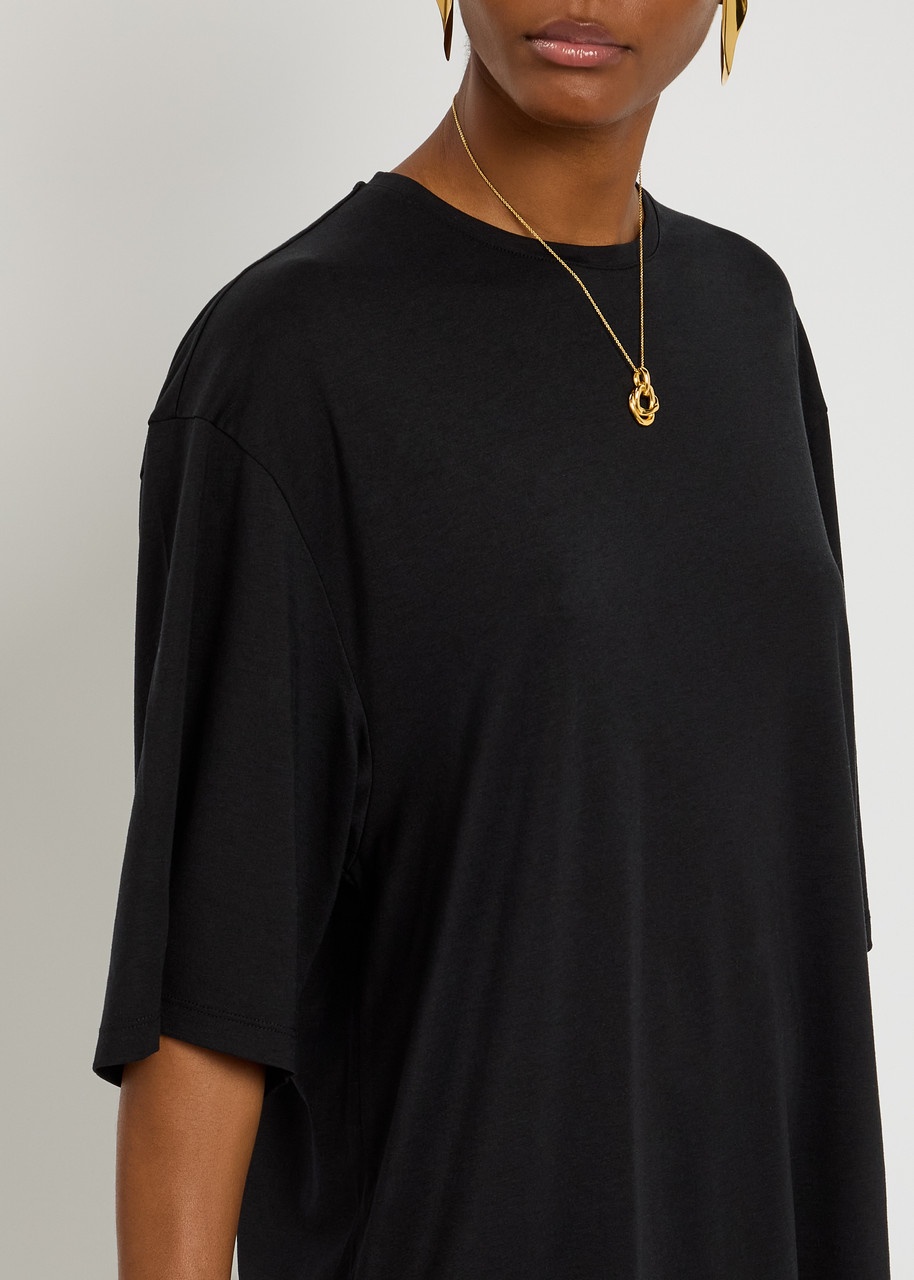 Toteme Lyocell-blend Mini T-shirt Dress - 5