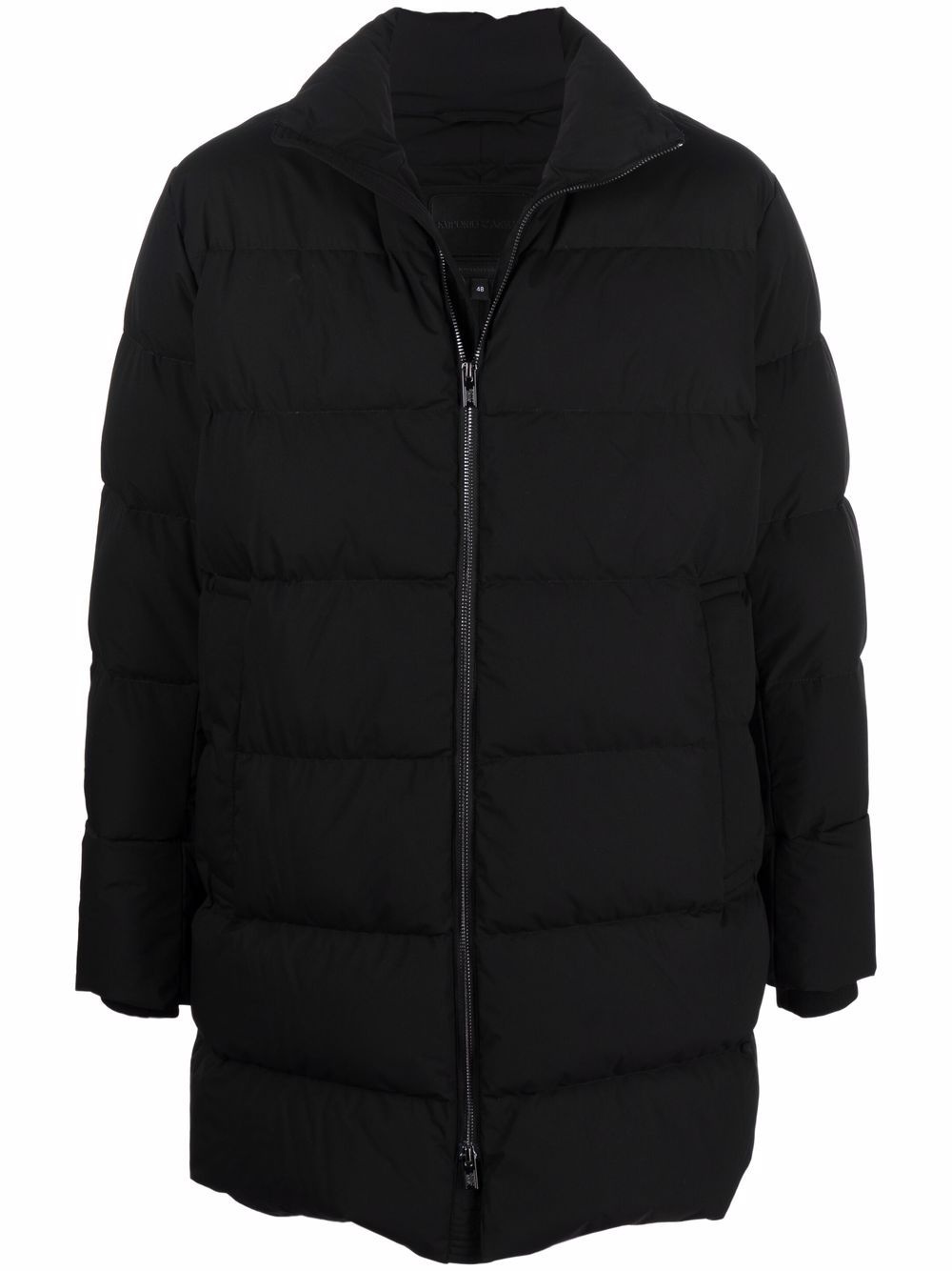 quilted puffer coat - 1