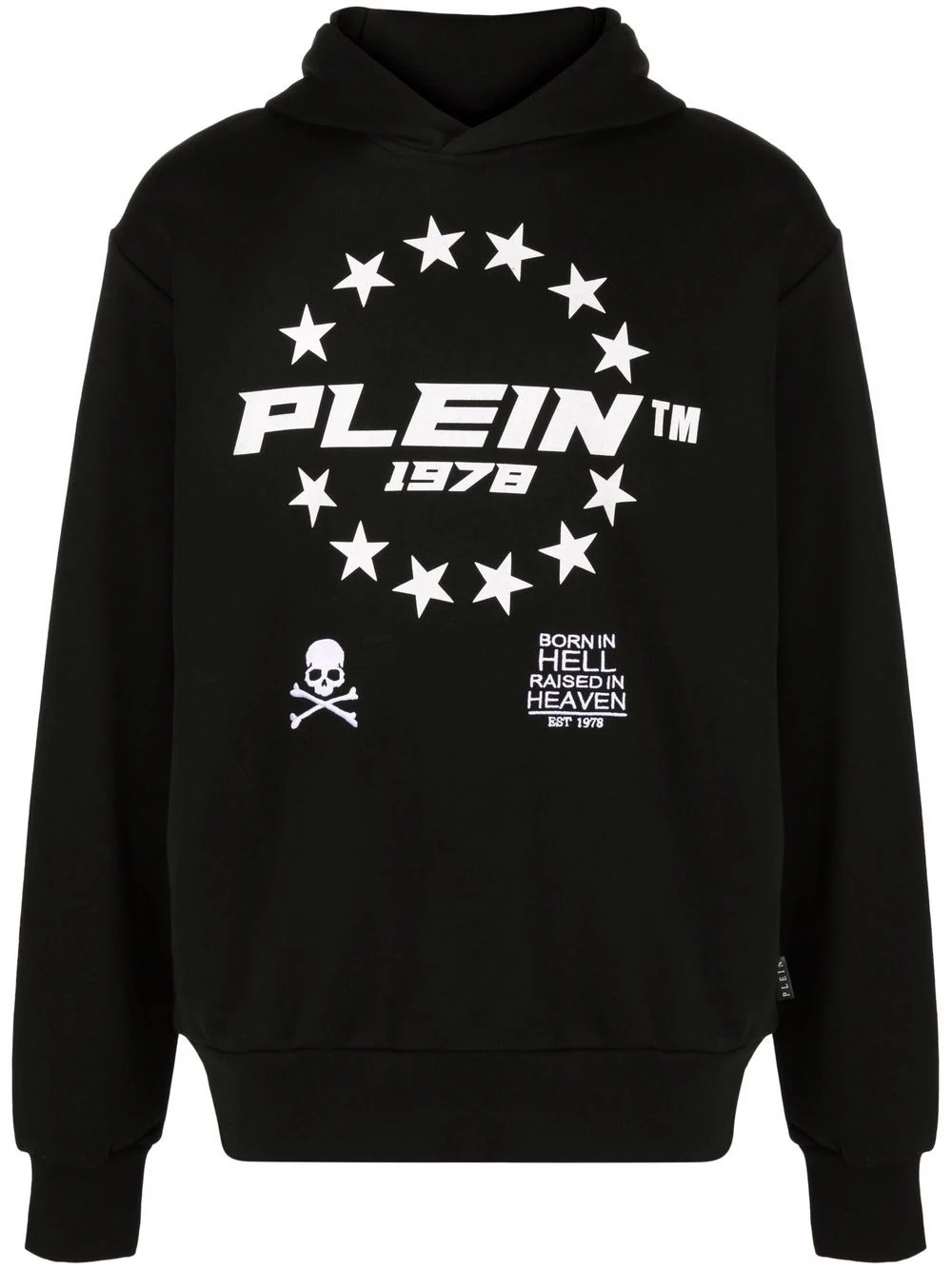 logo-print pullover hoodie - 1