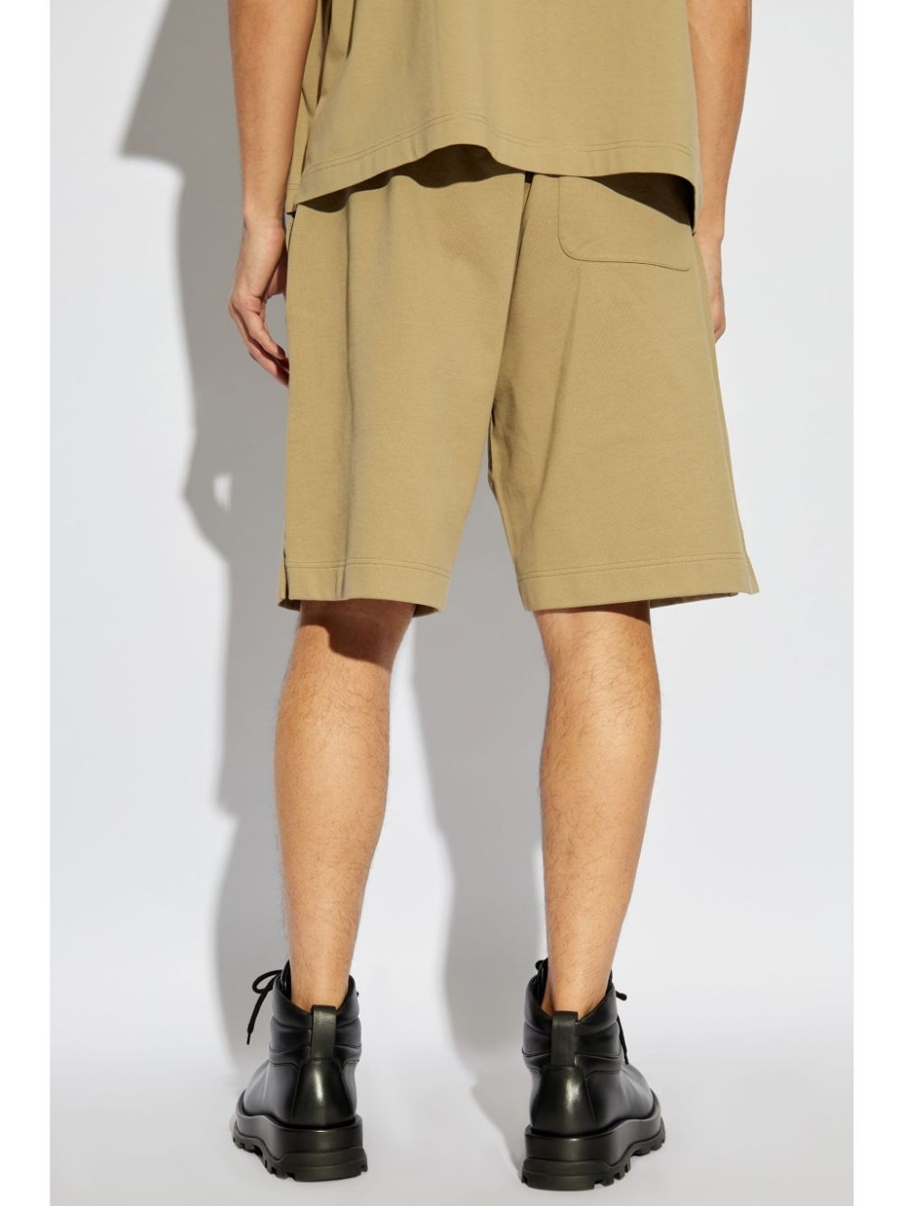 logo-print shorts - 4