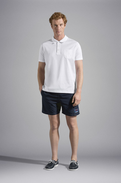 Paul & Shark COTTON JERSEY POLO SHIRT WITH EMBROIDERED LOGO outlook