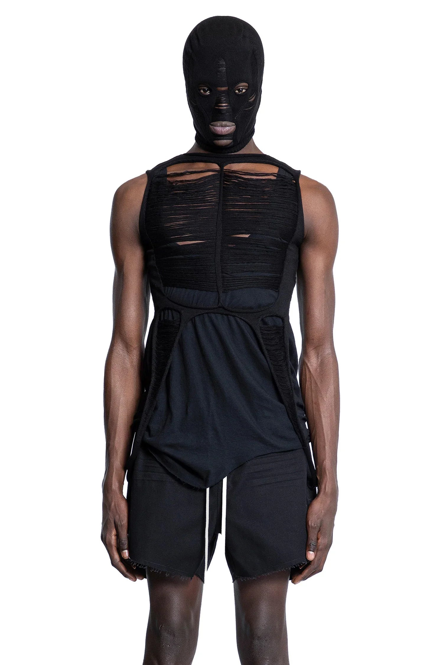 Hollywood-Skull-Balaclava-In-Shredded-Merino-Wool - 4