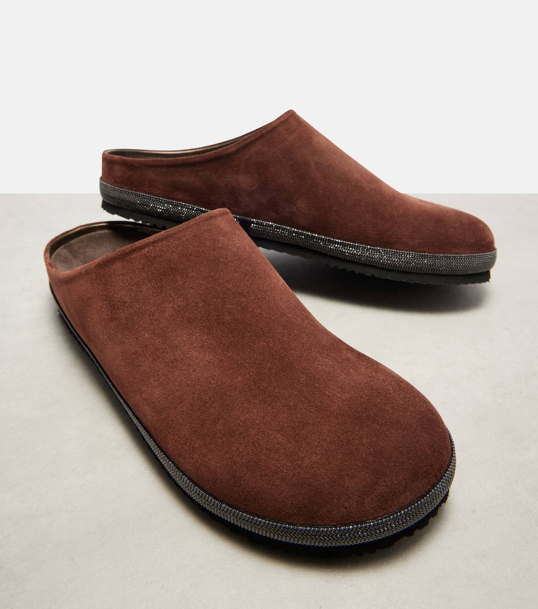 Monili suede clogs - 5