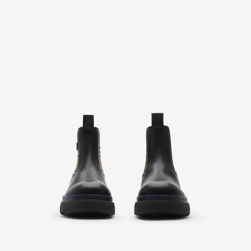 Leather Creeper Low Chelsea Boots 3