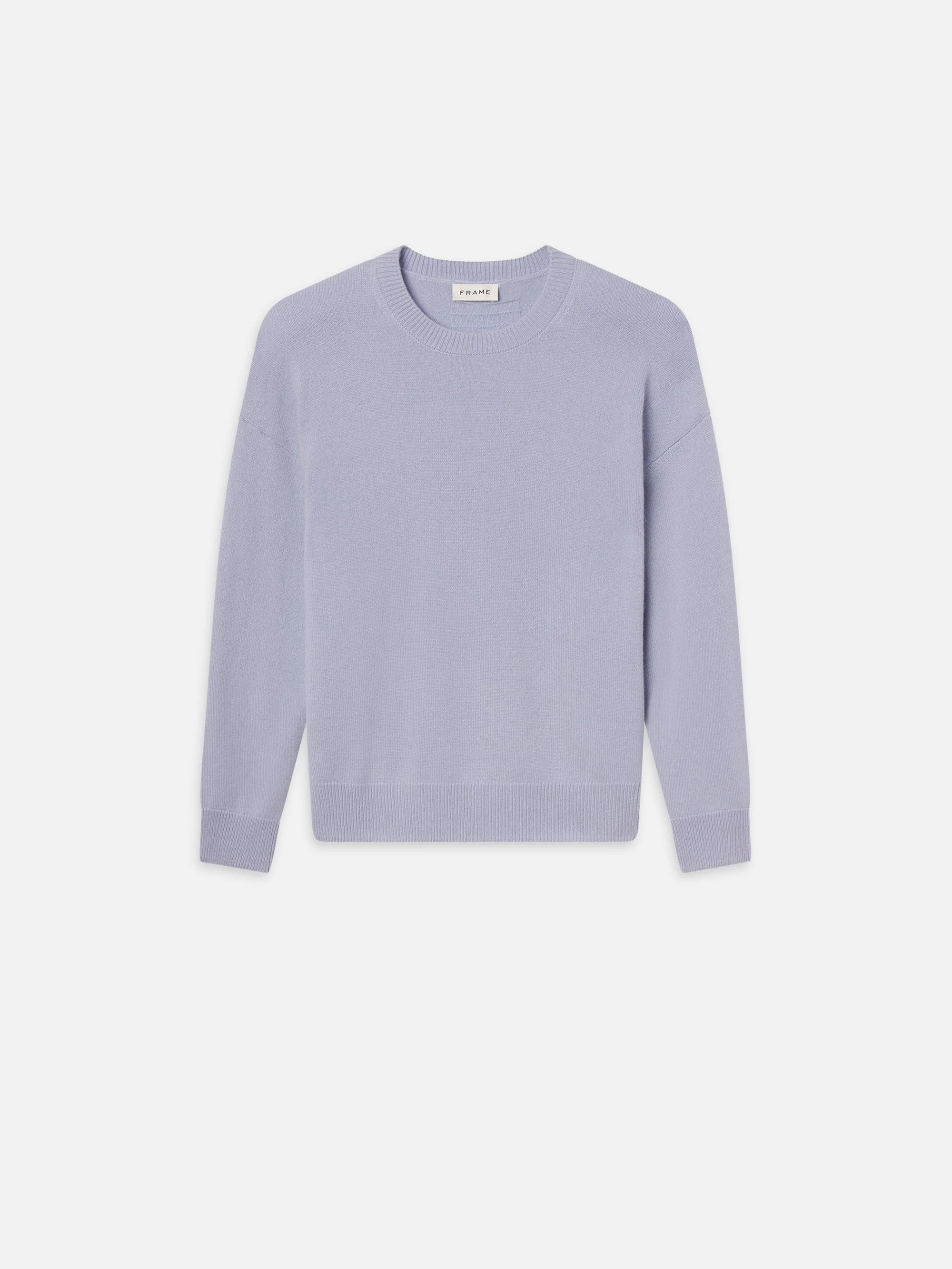 Light Weight Cashmere Crewneck in Baby Blue - 1