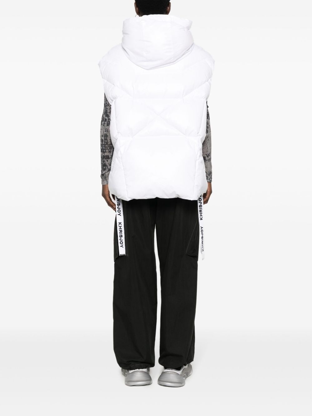 Puff quilted hooded gilet - 8