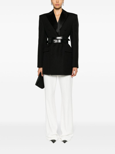 Alexander McQueen high-rise flared tailored trousers outlook