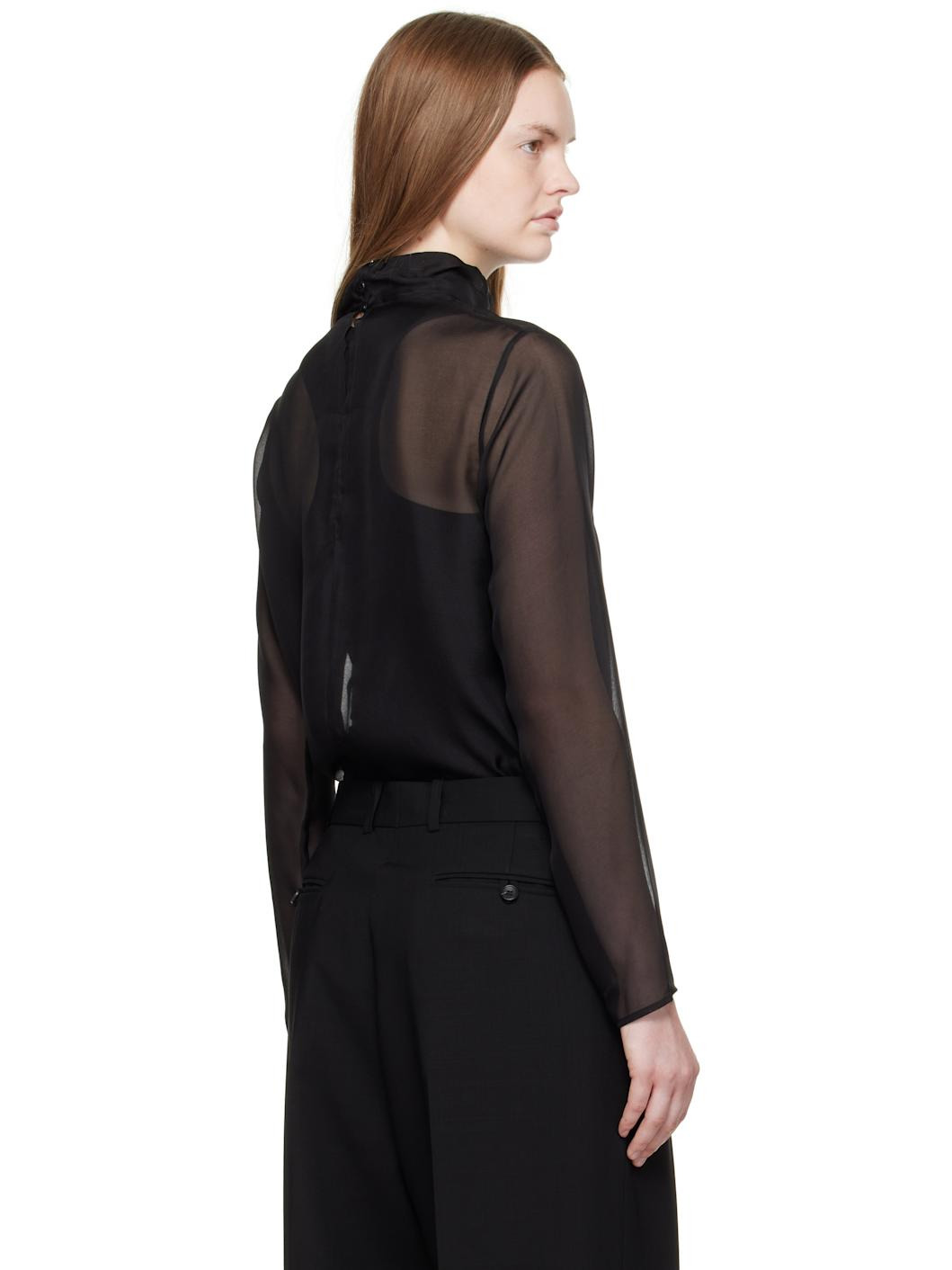 Black Clarice Blouse - 3