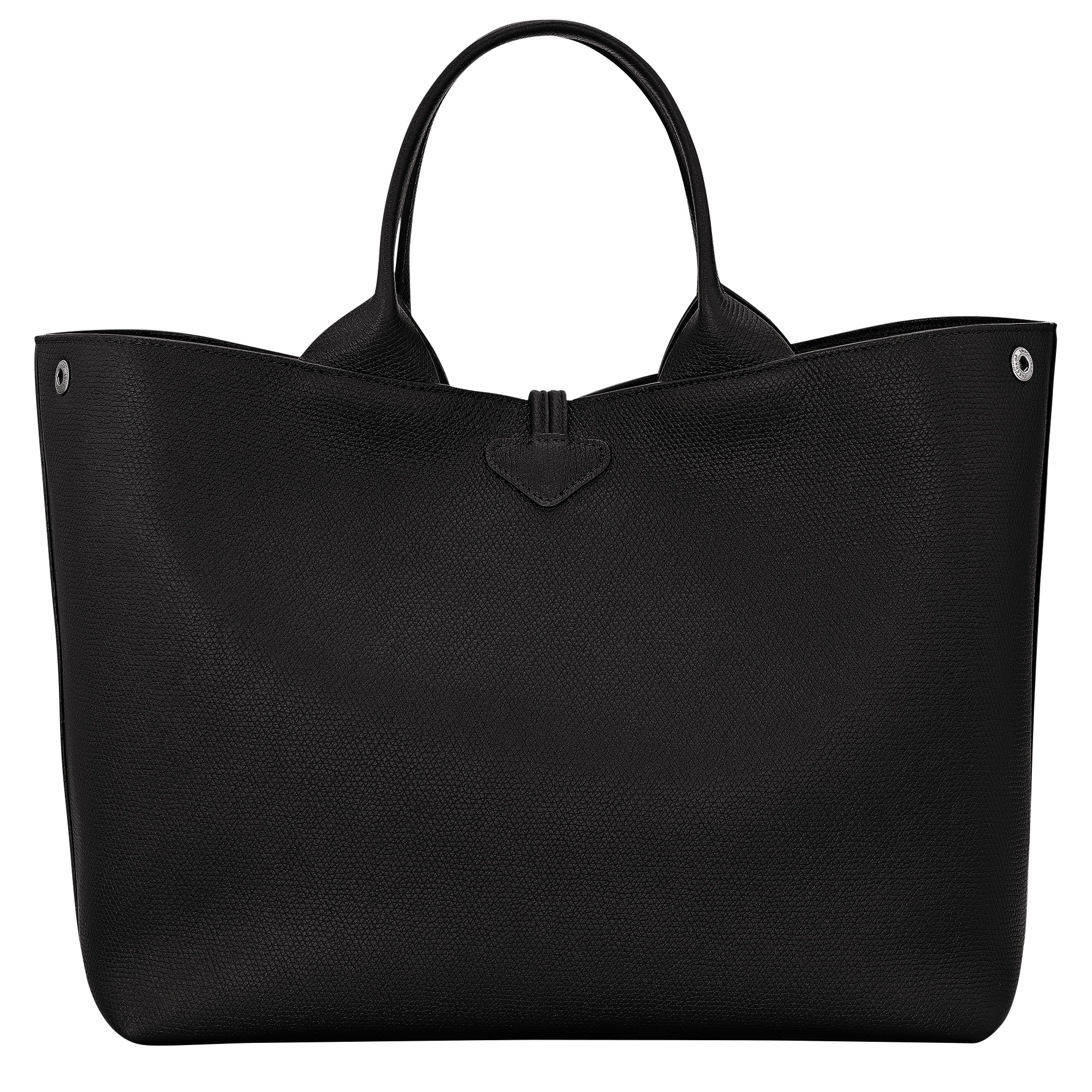 Le Roseau L Handbag Black - Leather - 4