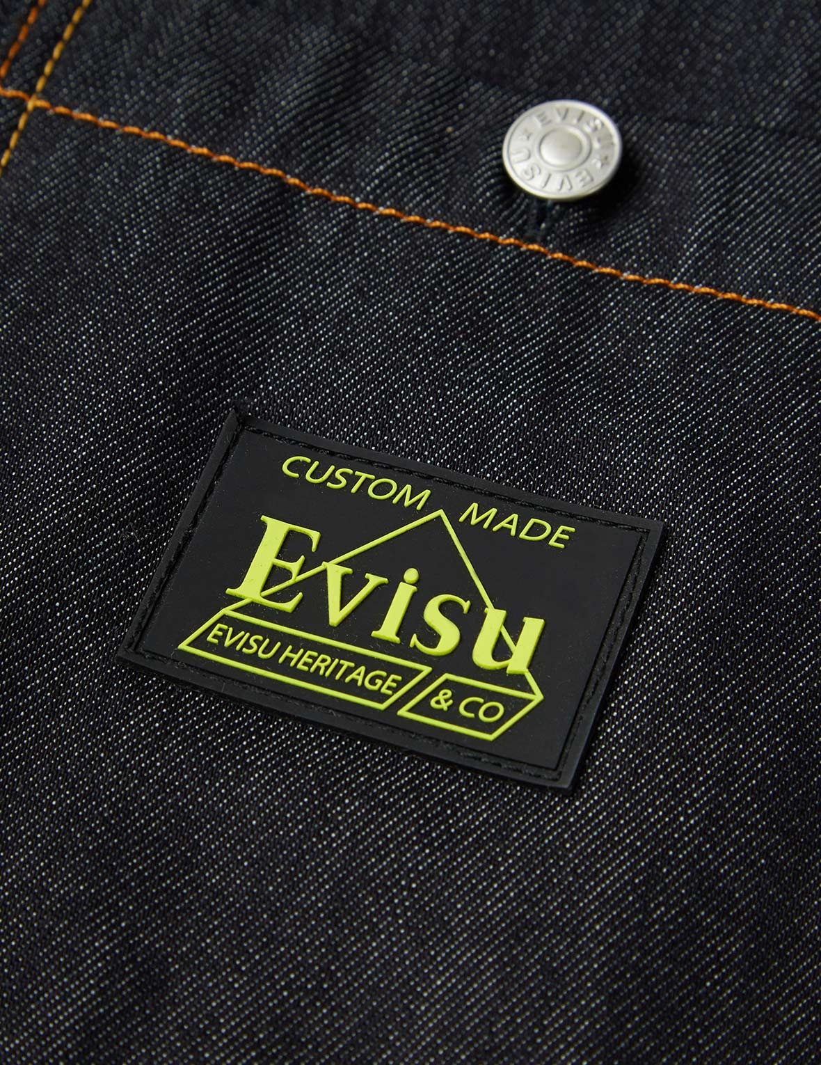 EVISU x Jean Michel Basquiat "Untitled" Denim Shirt Jacket - 14