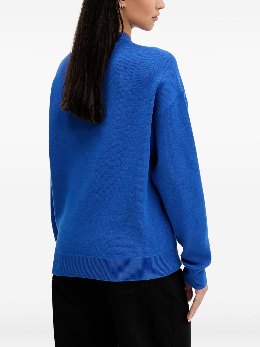 long-sleeve cotton sweater - 3