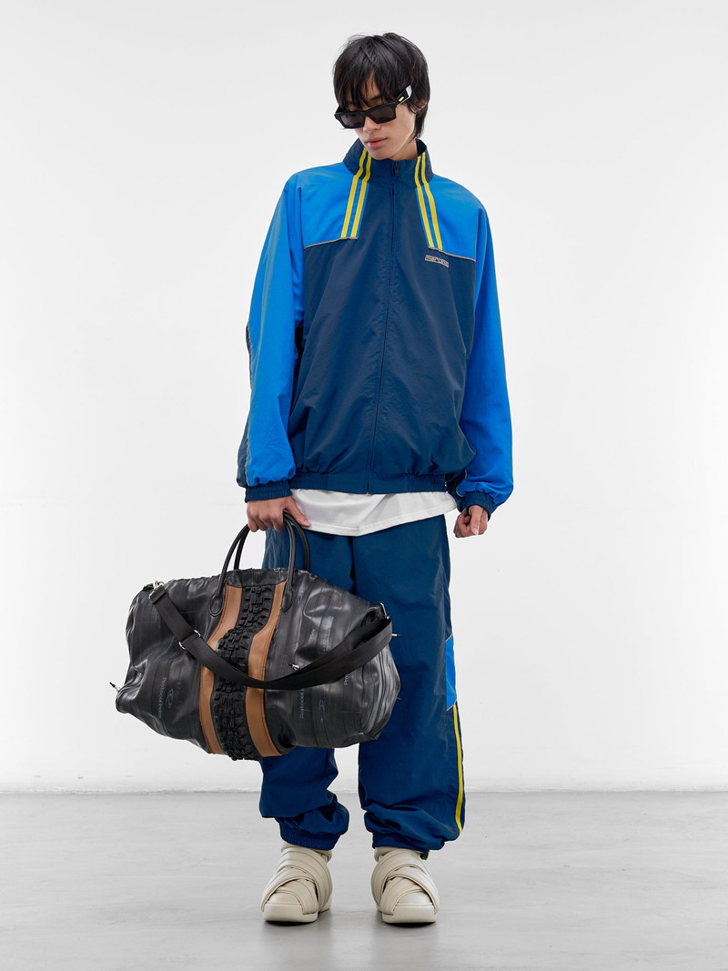 Martine Rose Blue Nylon Track Pants outlook