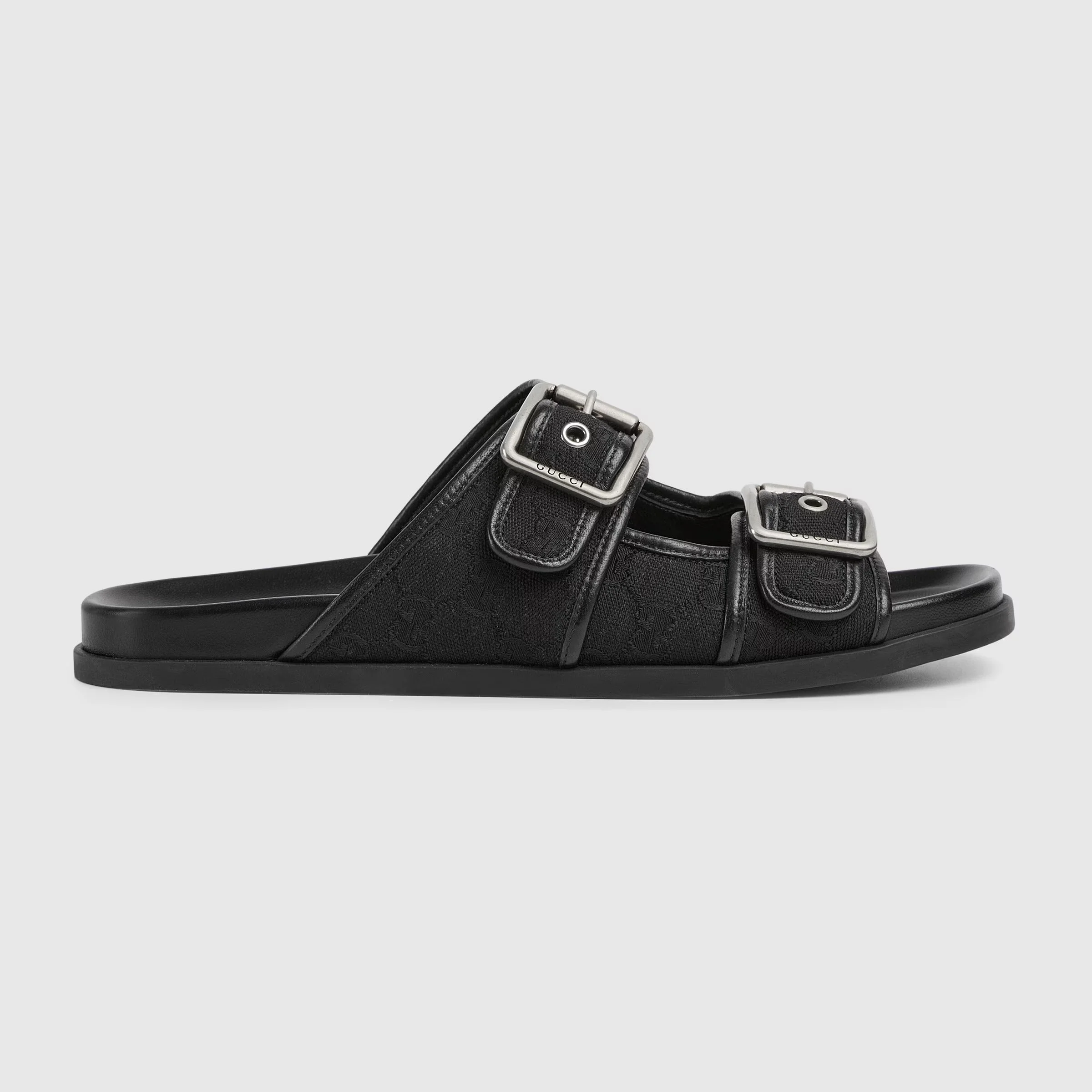 Gucci Slide Sandals With Buckles - 1