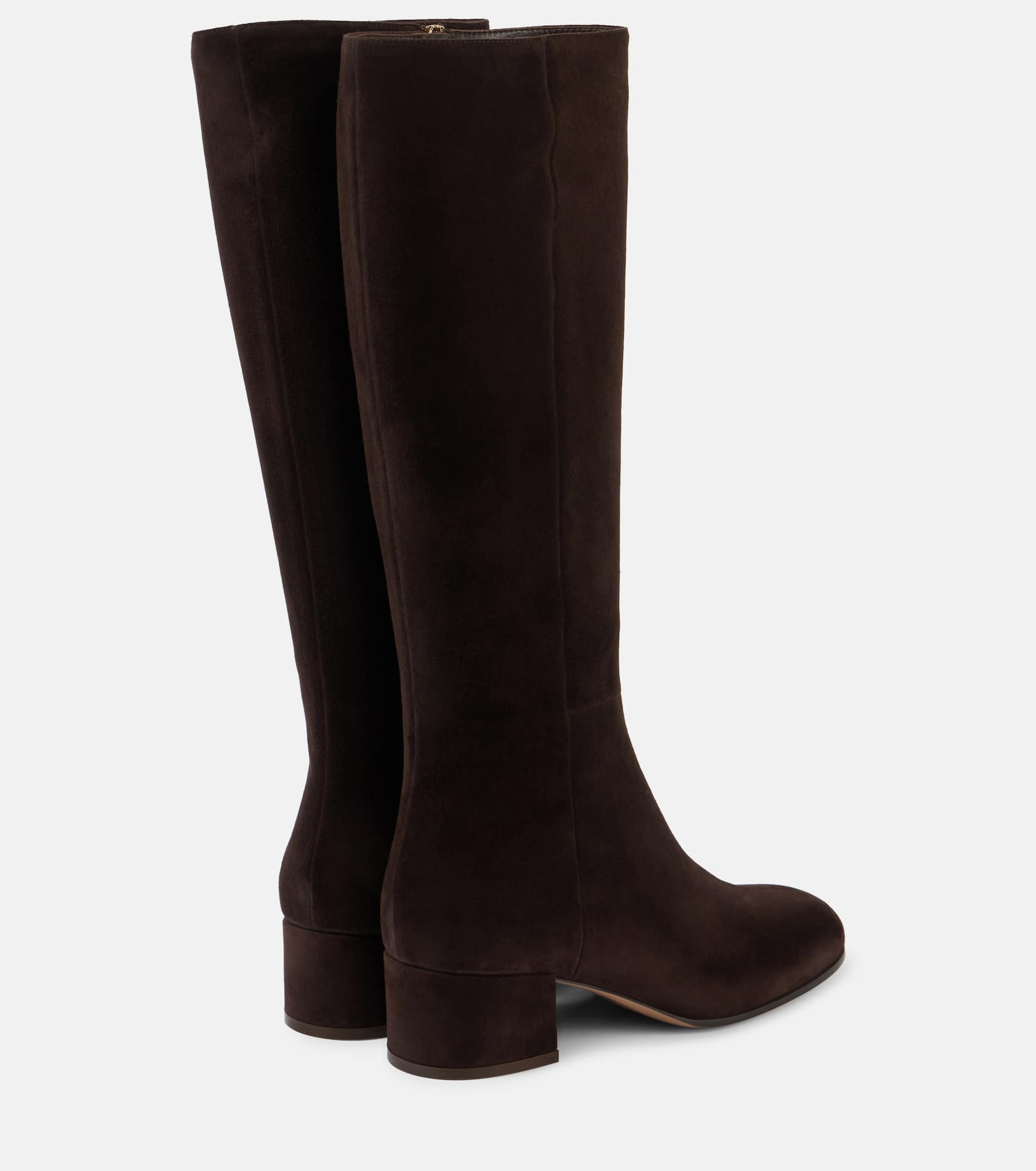 45 suede knee-high boots - 3
