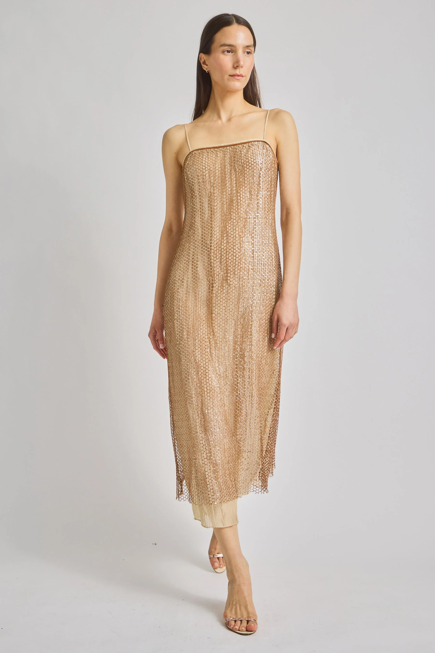 Orleans Mesh Sequin Dress - 1