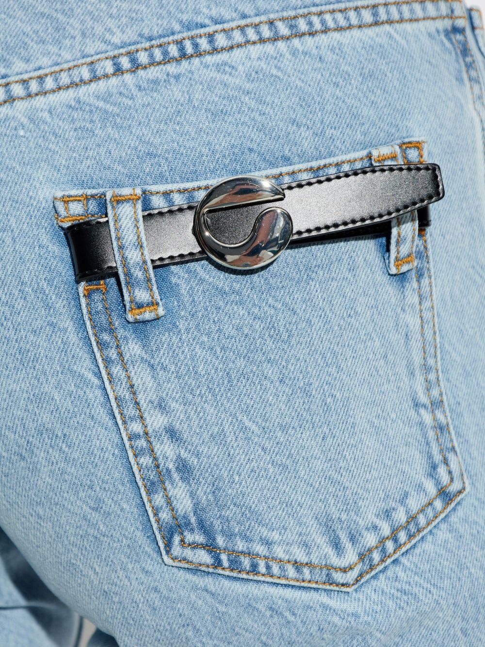 logo-plaque jeans - 5