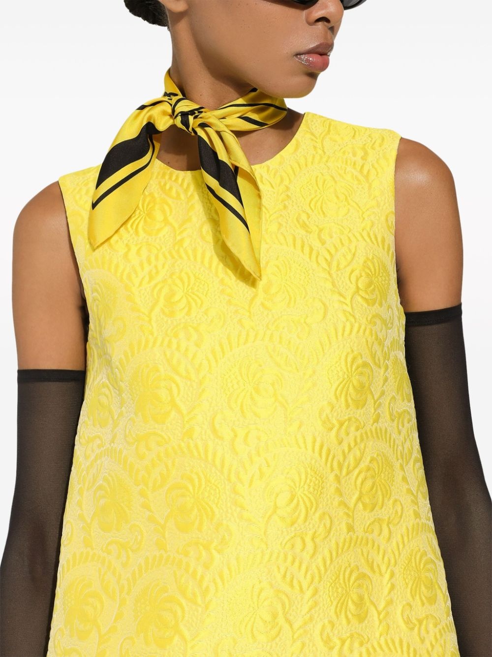 sleeveless A-line minidress - 5