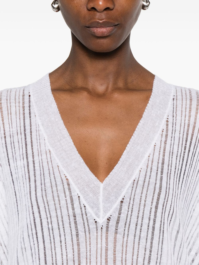 V-neck knitted top 5