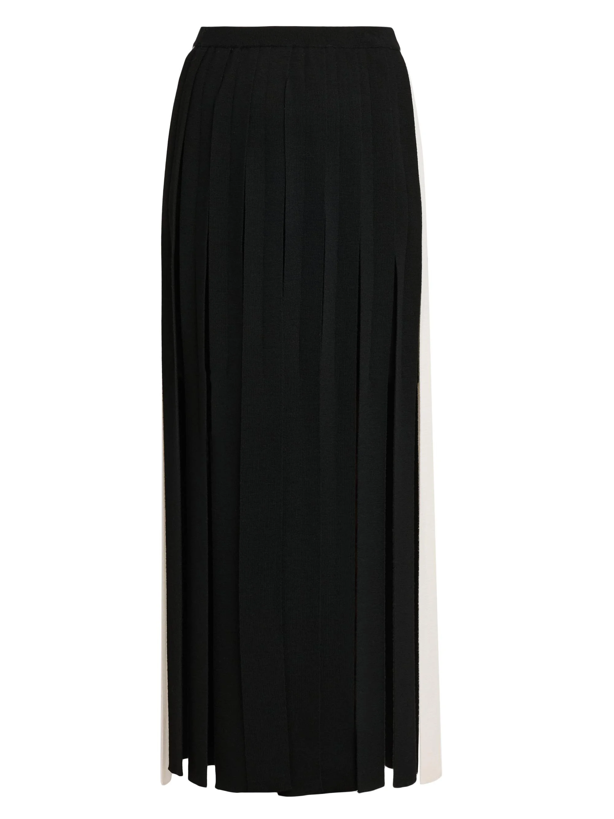 Women's Wool Fringe Maxi Skirt - Multi Black - 1