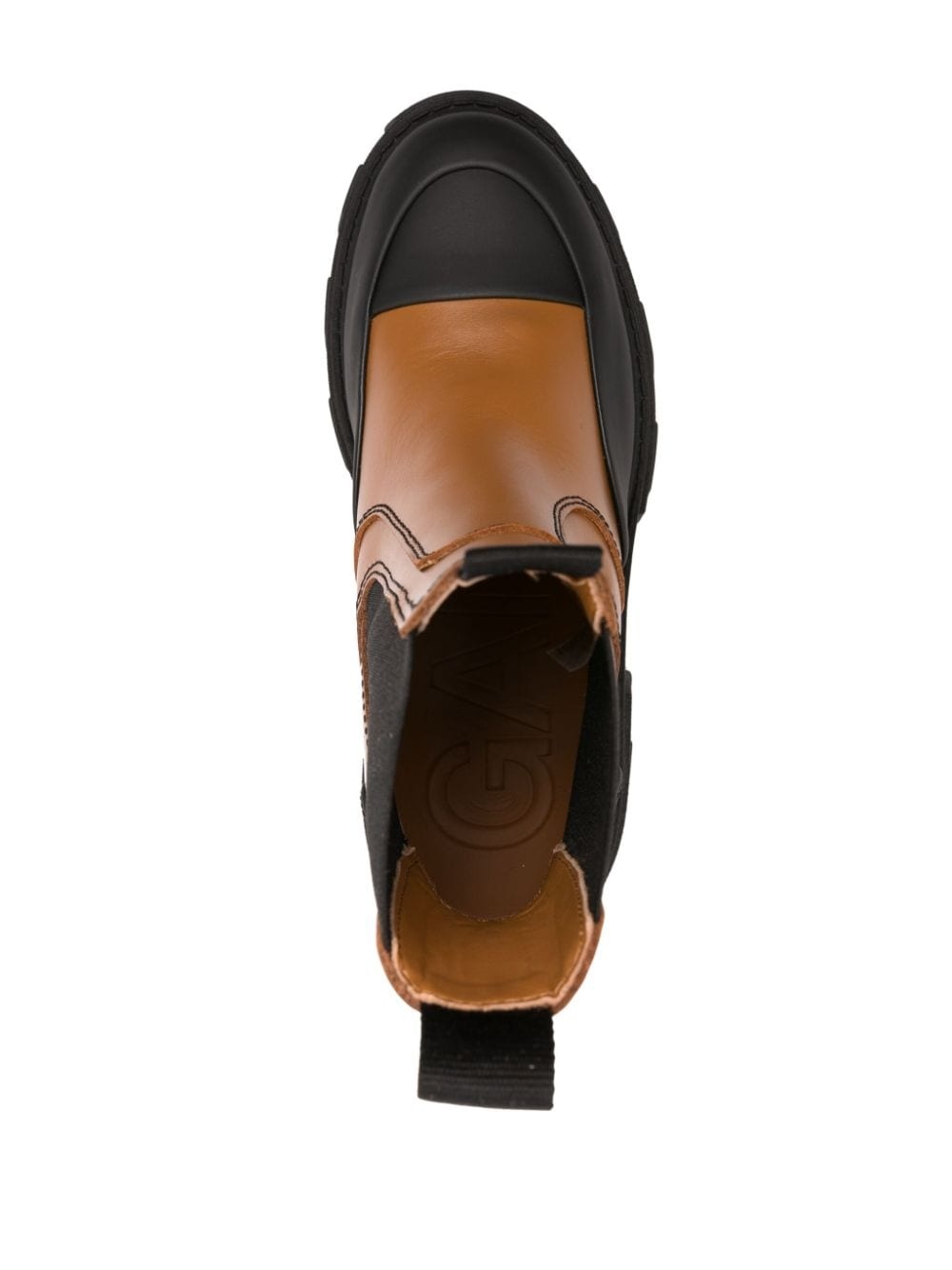 platform leather Chelsea boots - 4