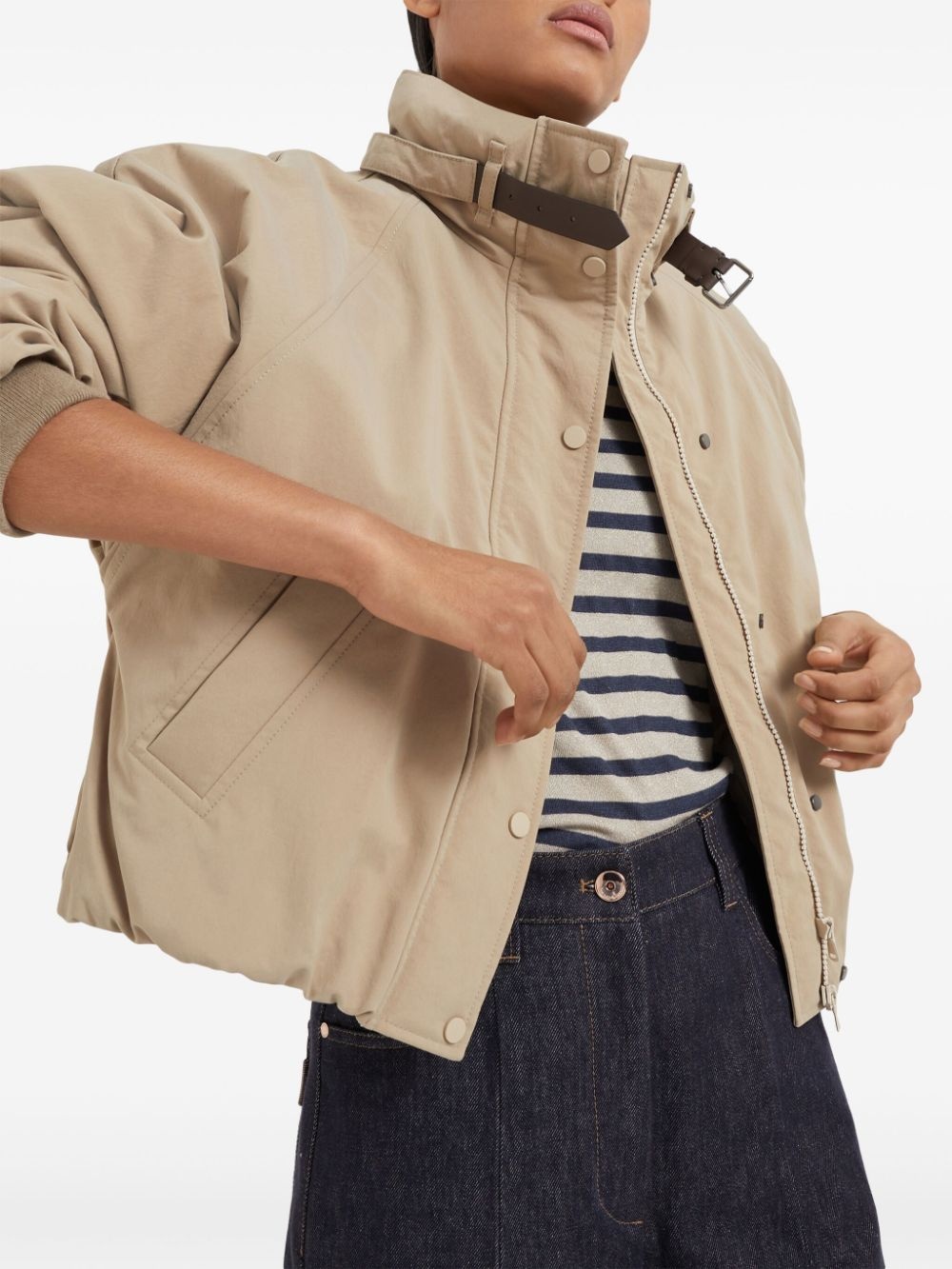 long-sleeve down jacket - 6