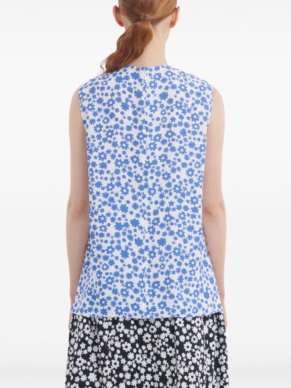 floral-print top - 4