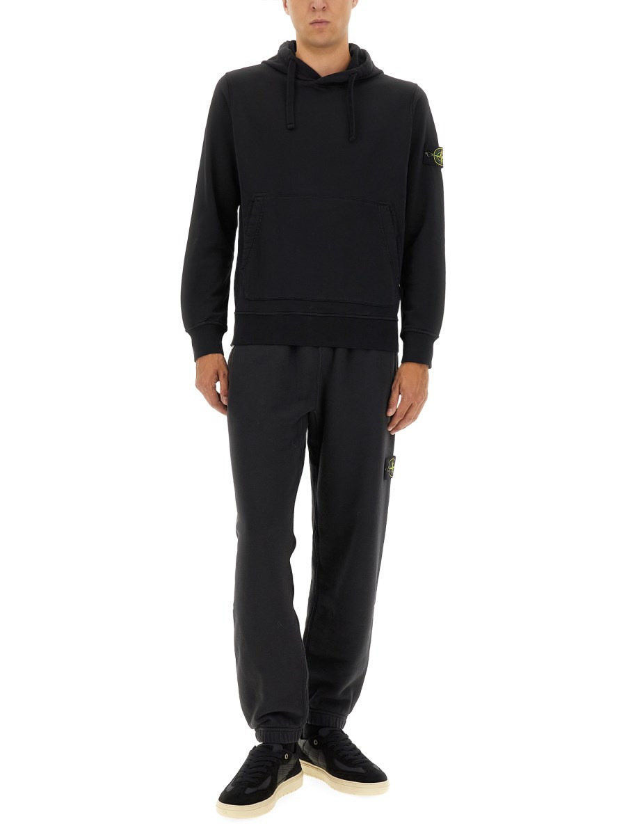 FLEECE JOGGER PANTS WITH LOGO - 2