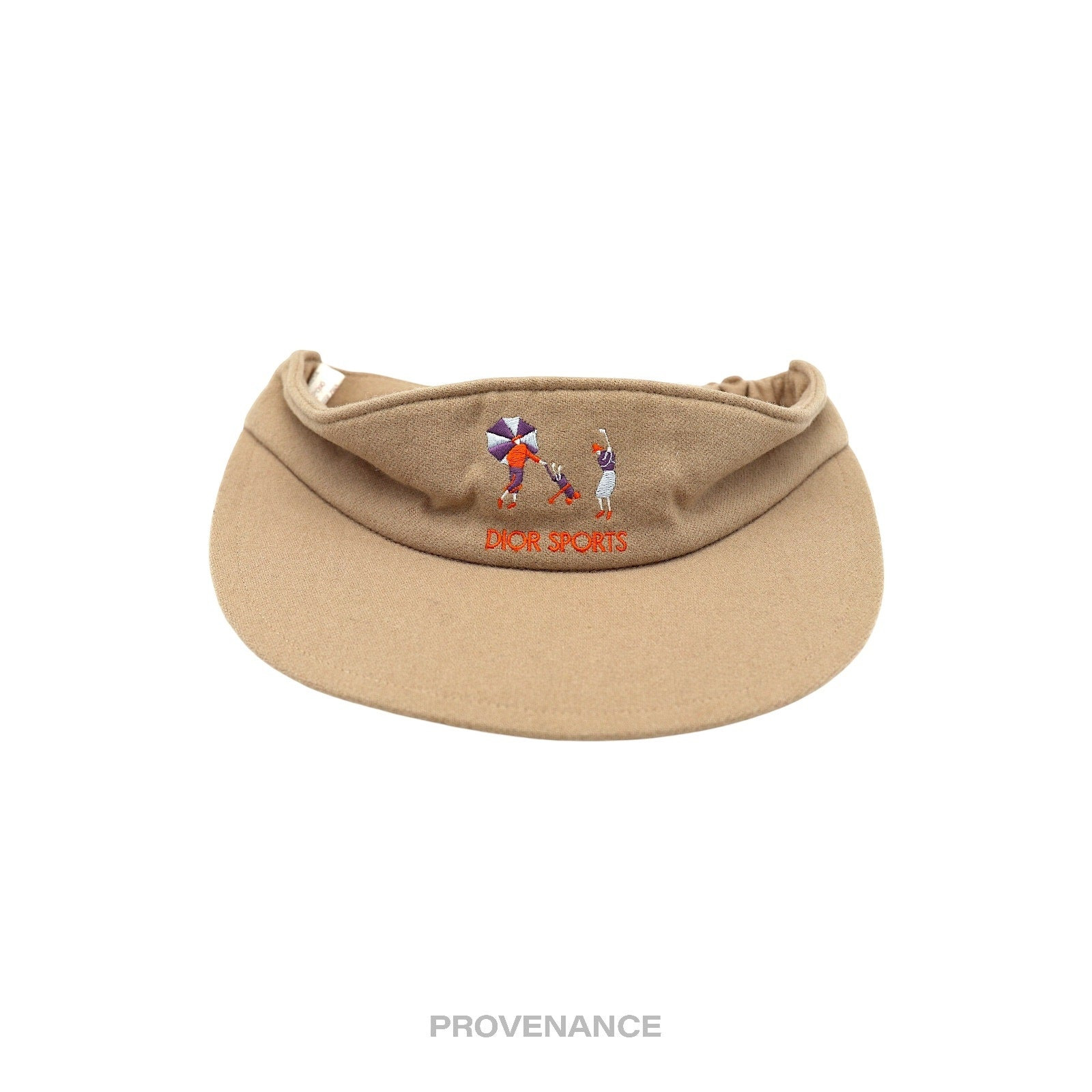 Dior Sports Golf Embroidered Visor - Sand - 3