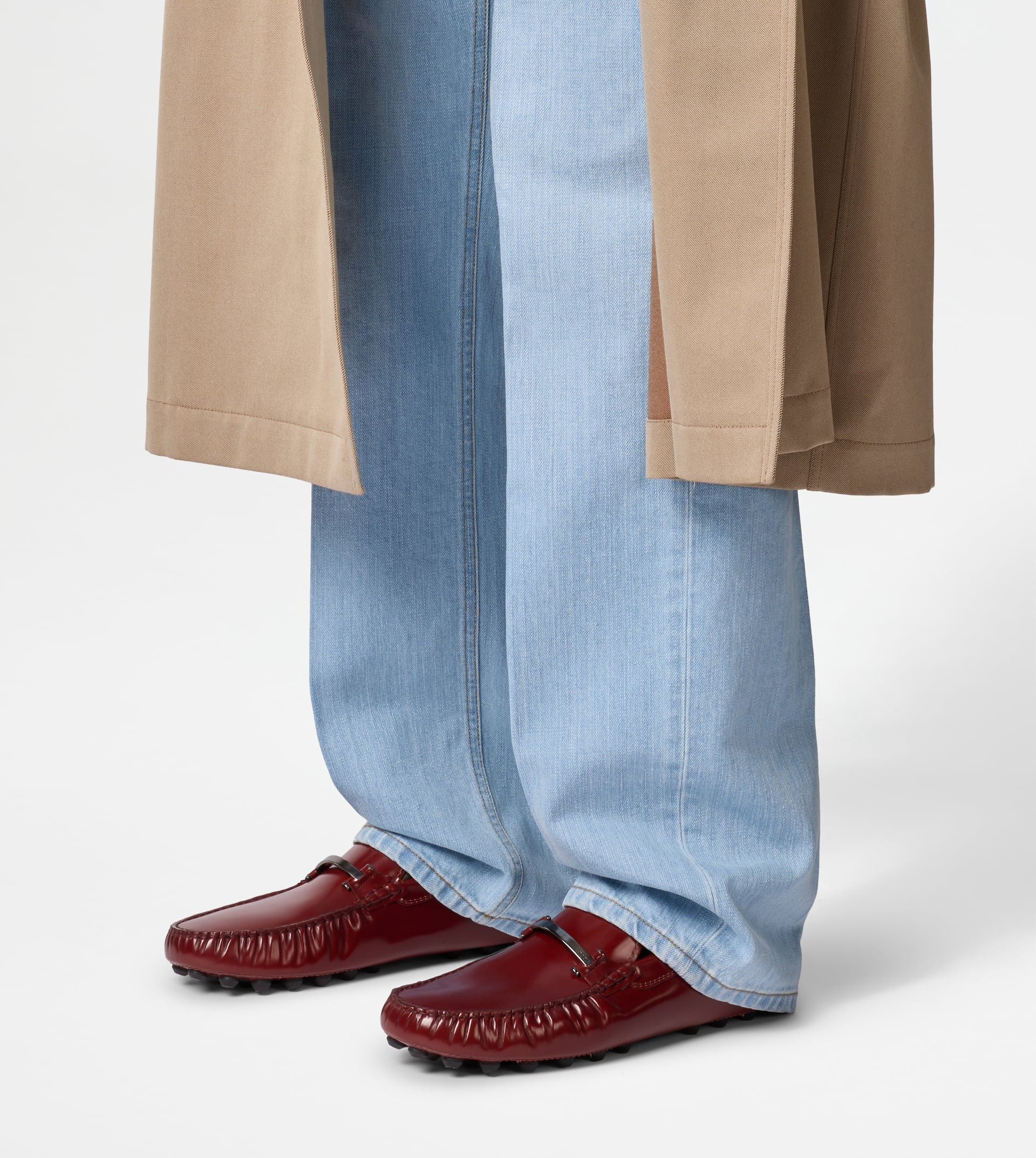 GOMMINO BUBBLE IN LEATHER - BURGUNDY - 8