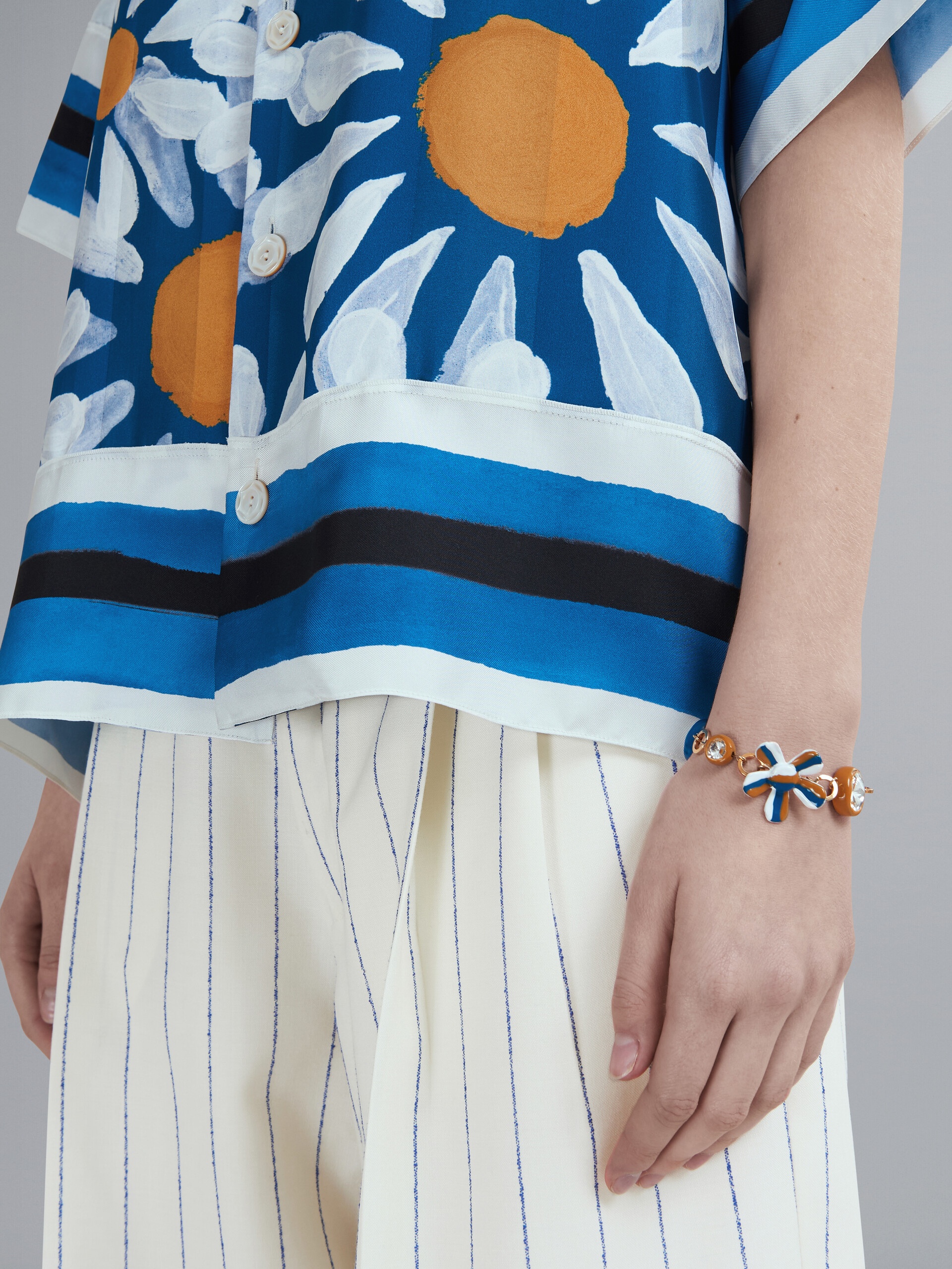 DAISY YELLOW AND BLUE BRACELET - 2