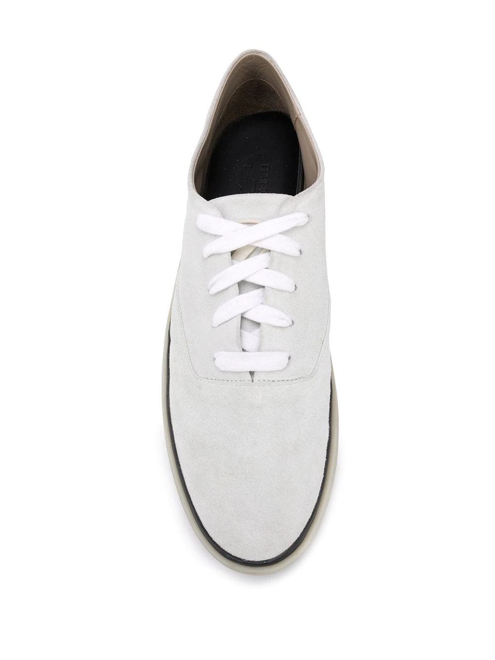 FEAROFGODZEGNA low-top suede sneakers - 4