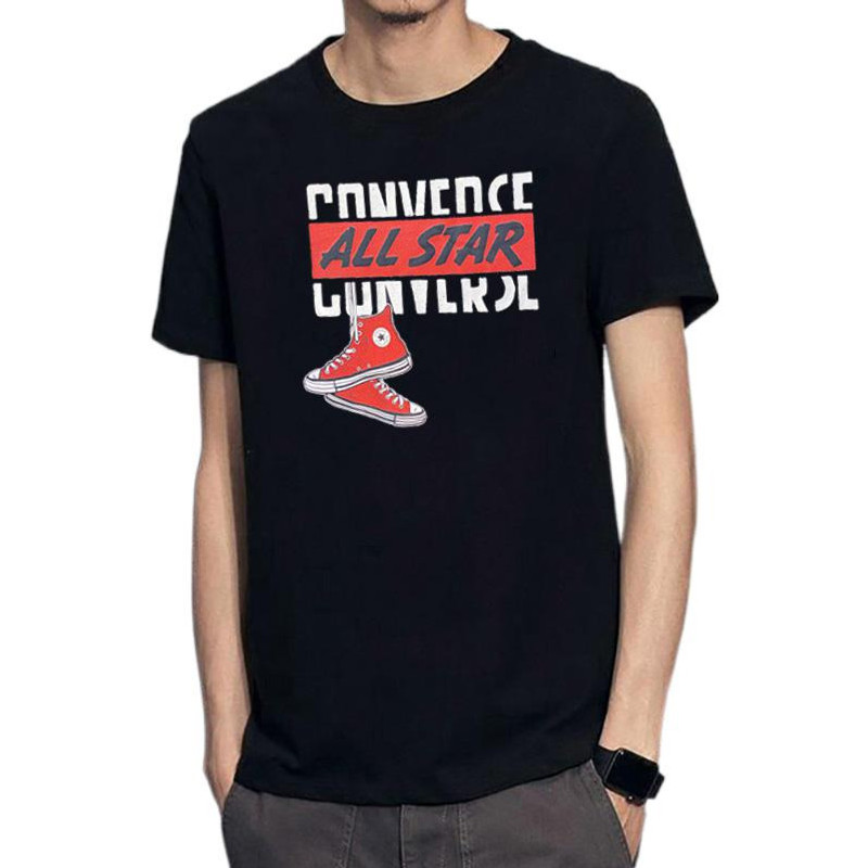 Converse Converse Dangling Chuck Short Sleeve T-Shirt 'Black' 10020532-A01 outlook