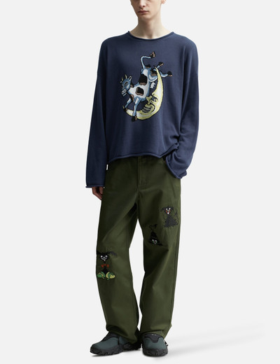 BRAIN DEAD DIDDLE CROPPED SWEATER outlook