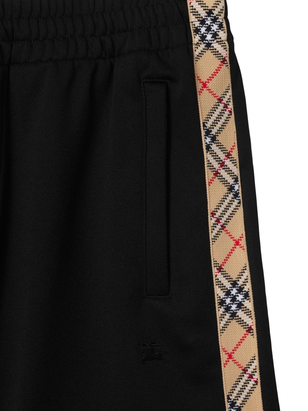 check-trim shorts - 2