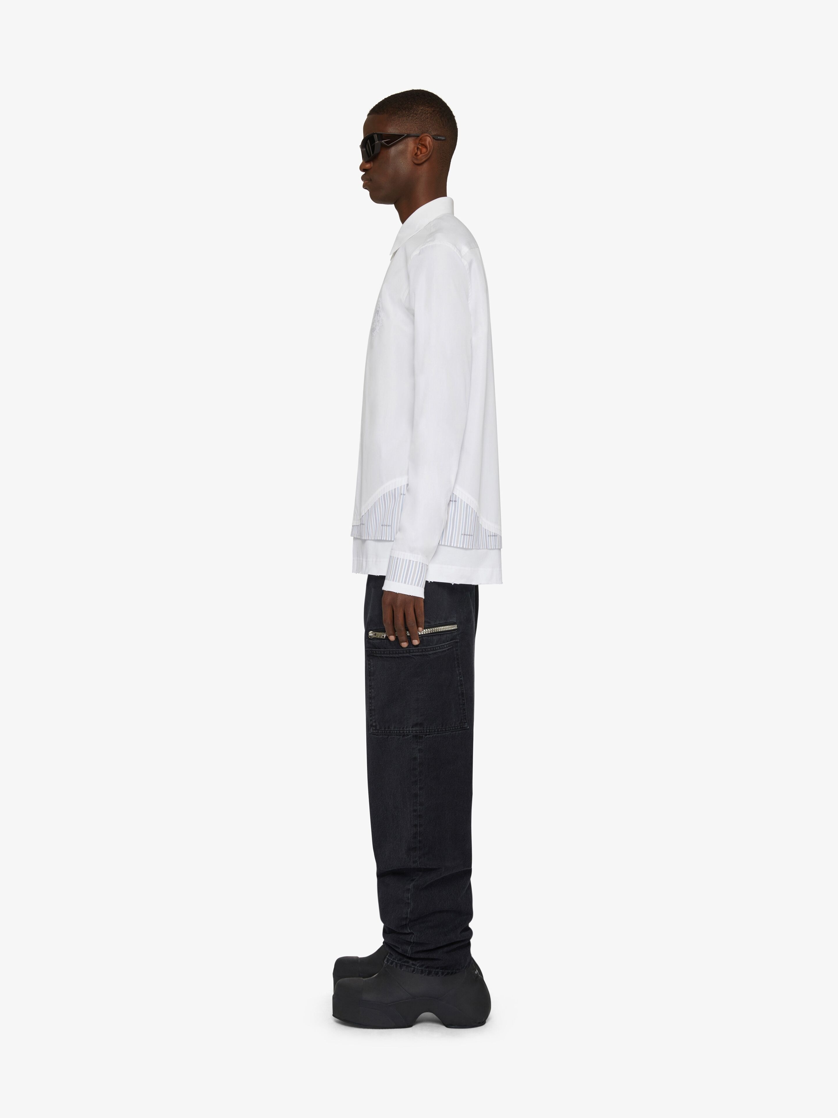 TRIPLE LAYER SHIRT IN COTTON - 3