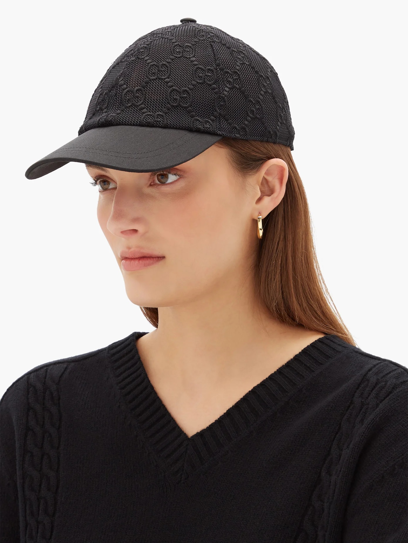 GG-lace baseball cap - 2