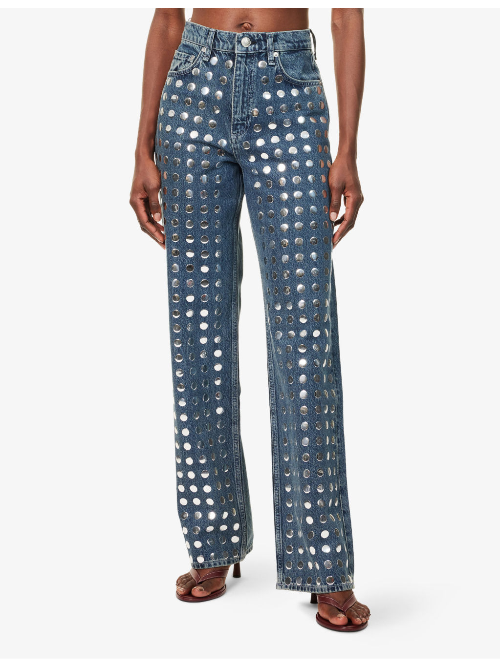 The Shea Straight-Leg Denim Jeans - 3