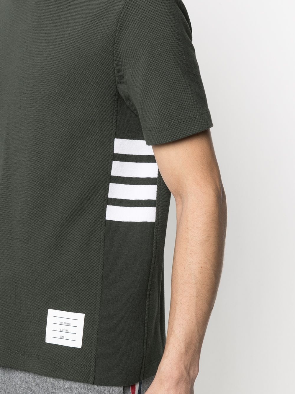 4-Bar stripe cotton T-shirt - 5