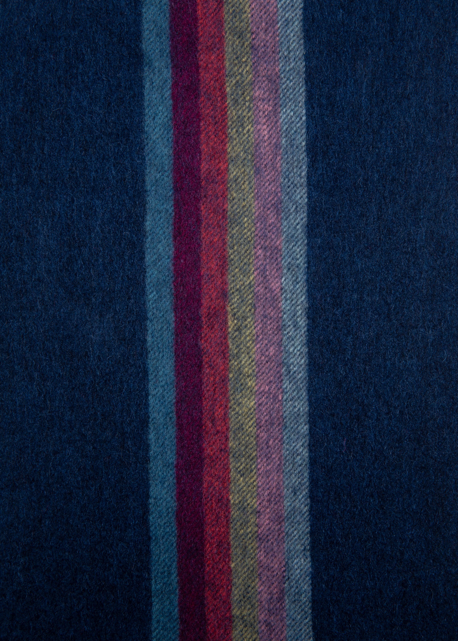 'Artist Stripe' Central Band Cashmere Scarf - 4