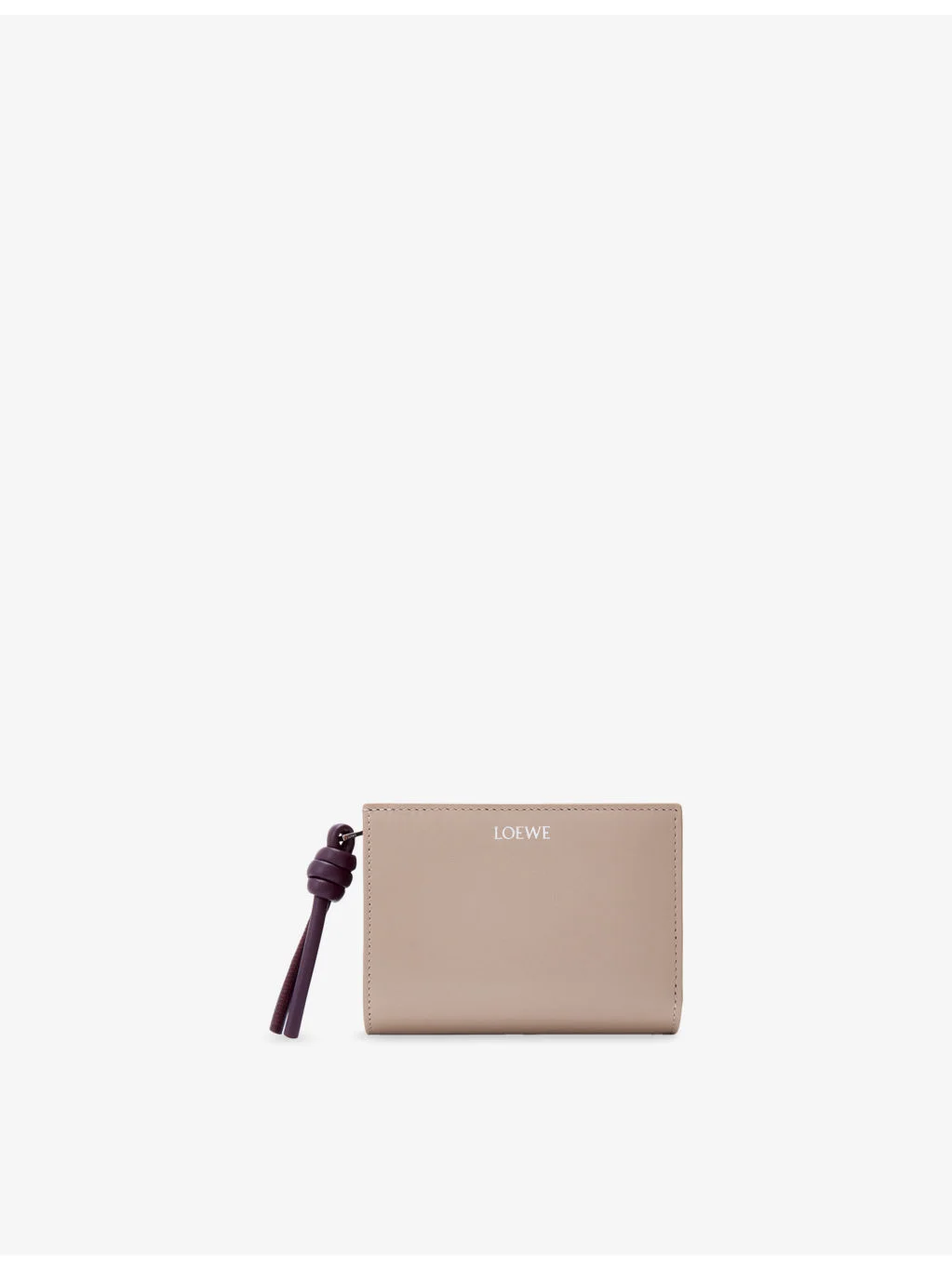 Knot Compact Leather Wallet - 1