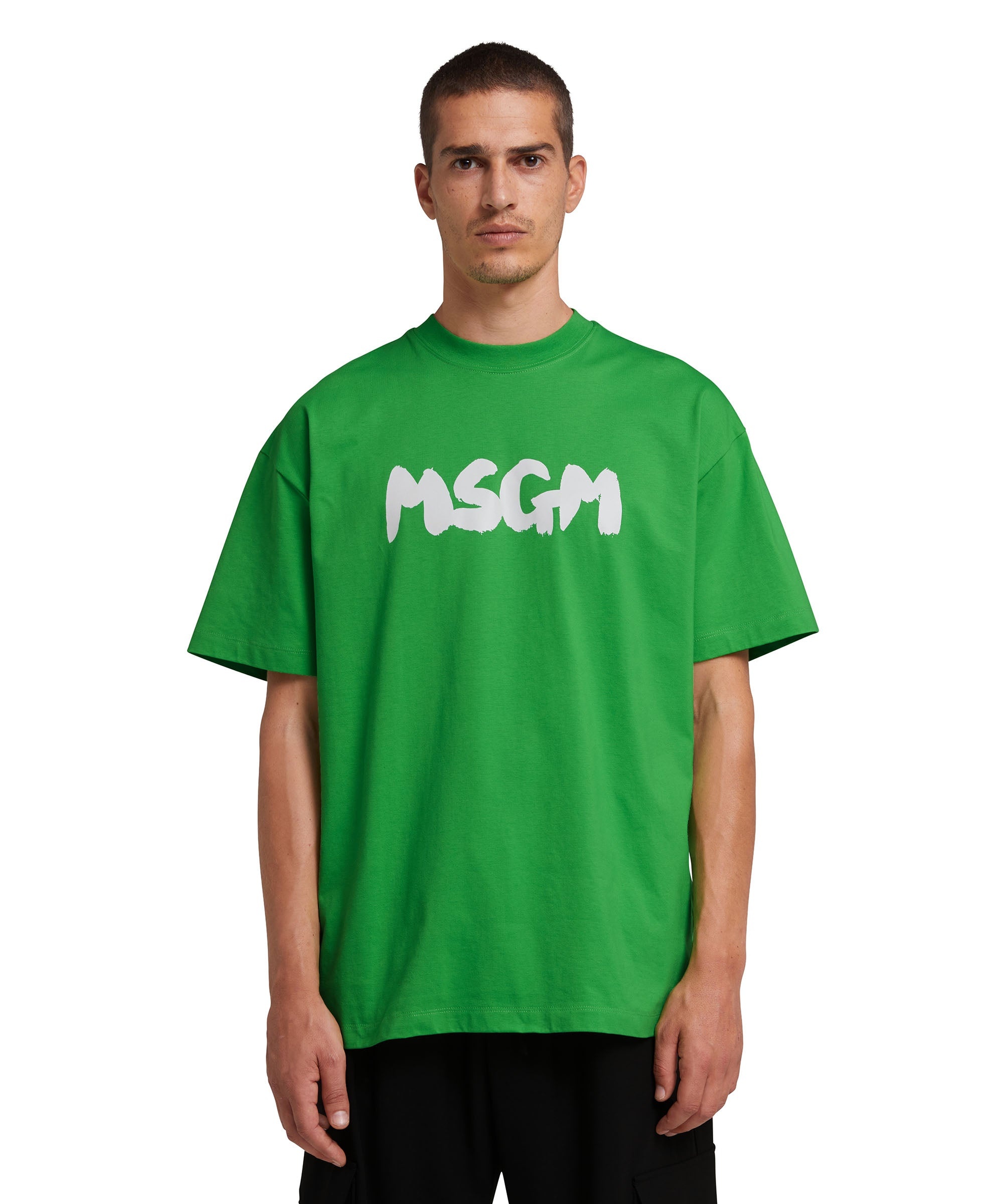 T-Shirt with new brushstroke logo - 2
