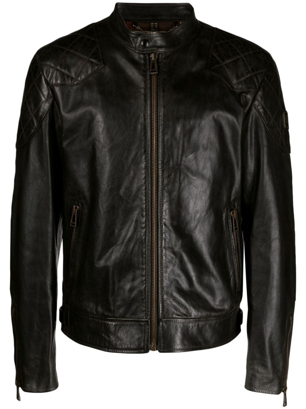 【短丈】Belstaff ジャケット Belstaff Men's XL Black Belted Motorcycle Jacket | eBay