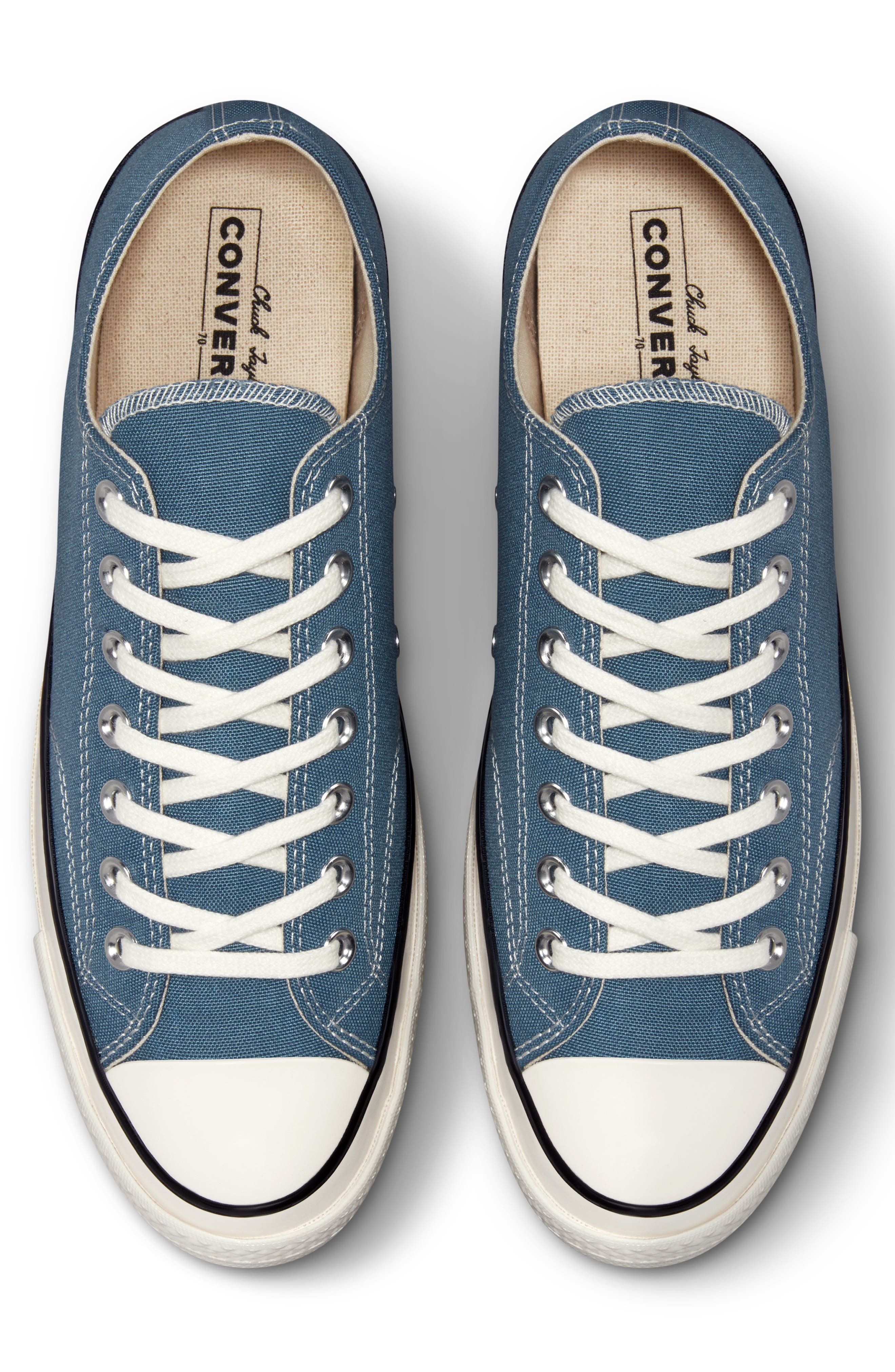 Converse Gender Inclusive Chuck 70 Ox Sneaker in Deep Waters/Egret/Black at Nordstrom - 3